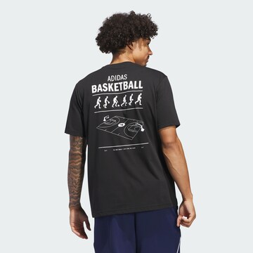 ADIDAS PERFORMANCE Functioneel shirt in Zwart: voorkant
