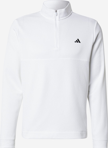 ADIDAS GOLF - Camiseta deportiva en blanco: frente