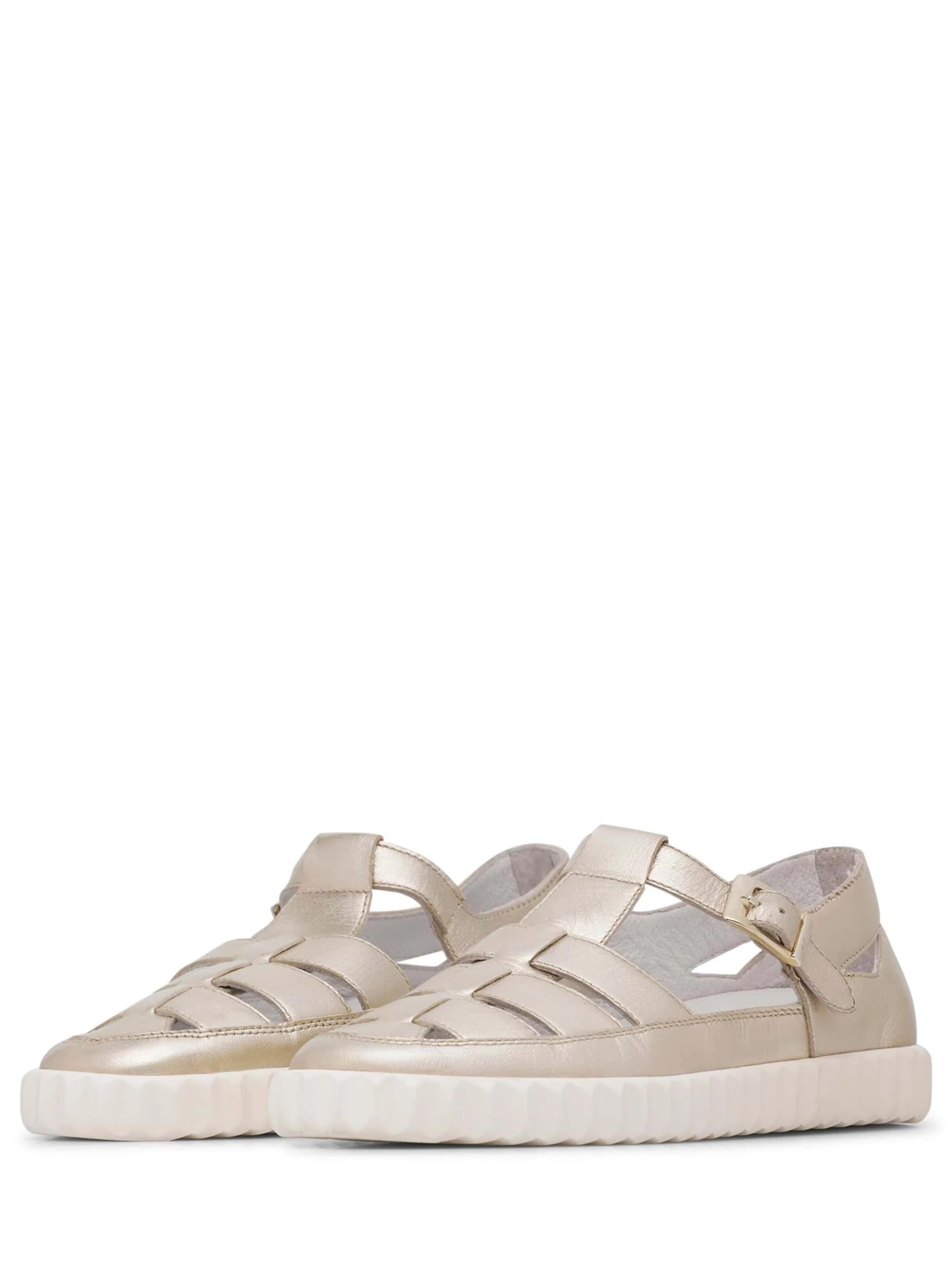 Voile blanche Sandal 'SPIDY' in Yellow