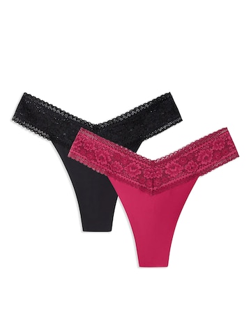 Gisela - Tanga en negro: frente