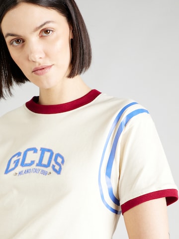 GCDS - Camiseta en blanco
