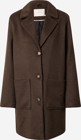 Kaffe Between-Seasons Coat in Brown: front