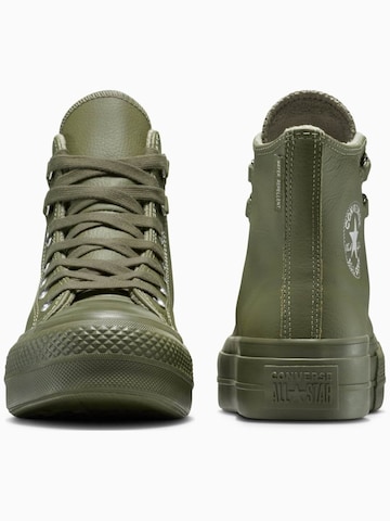 Sneaker alta 'CTAS' di CONVERSE in verde