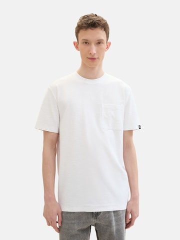 TOM TAILOR DENIM T-Shirt in Weiß