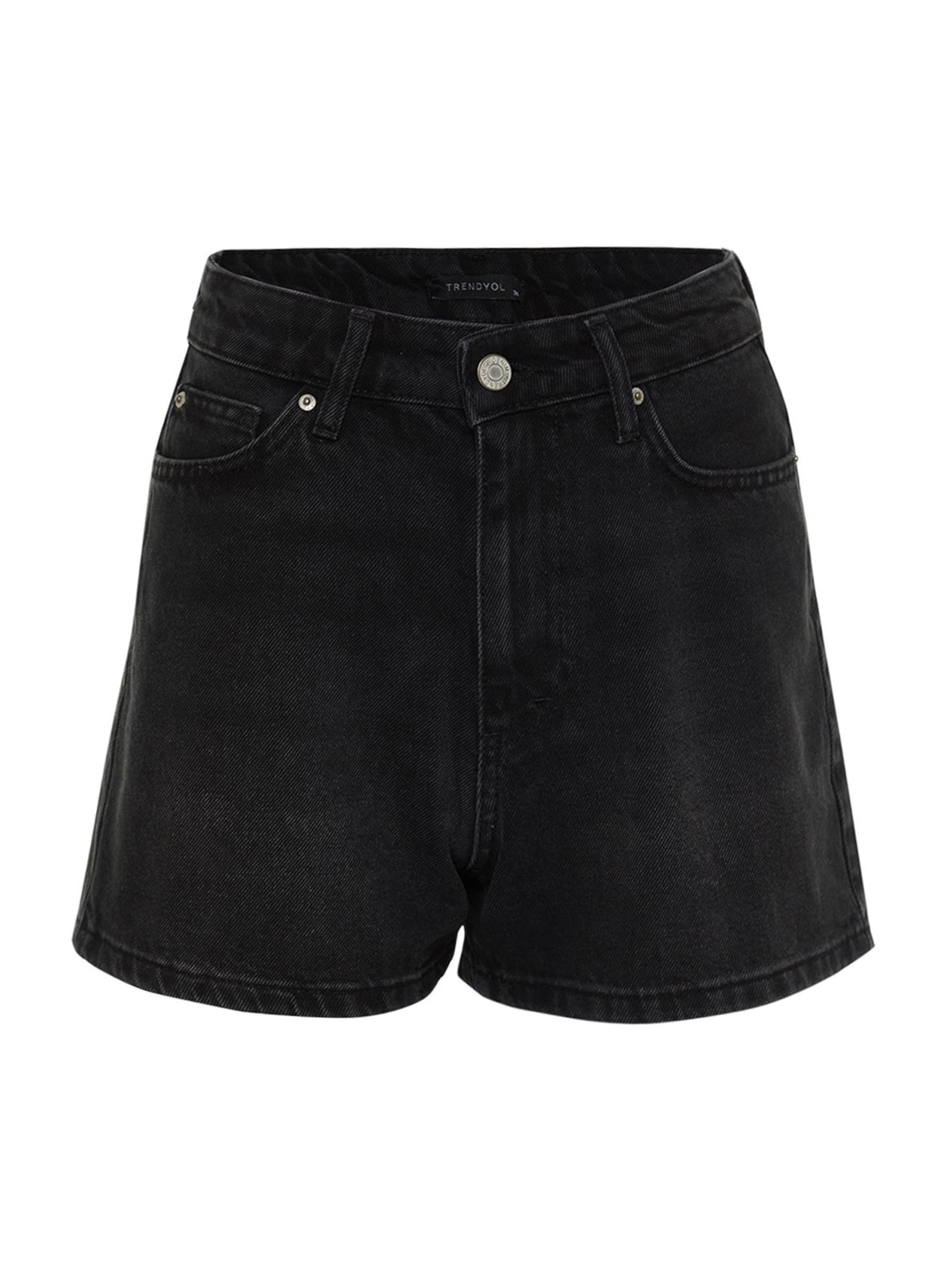 Trendyol regular Τζιν σε μαύρο: μπροστά