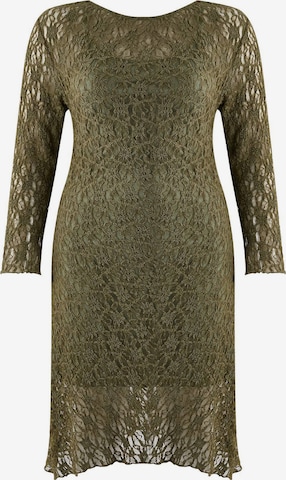 Trendyol CurveHaljina - zelena boja: prednji dio