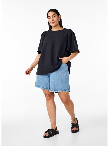 Zizzi Bluza 'Caerina' | črna barva