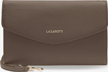 Pochette 'Bologna' Lazarotti en marron : devant