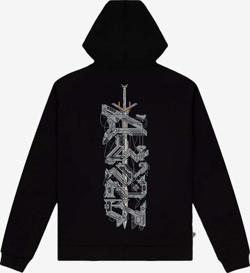 DOLLY NOIRE Sweatshirt 'X-Calibur' in Zwart