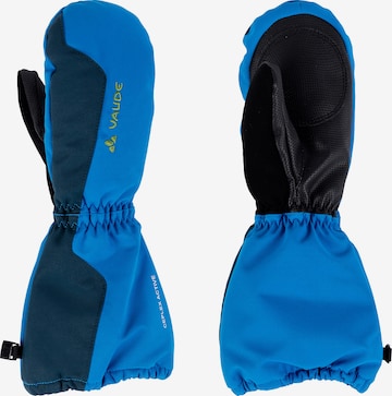 VAUDE Athletic Gloves 'MITTEN III' in Blue: front