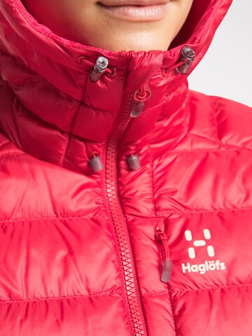 Haglöfs Outdoor Jacket 'Roc Down' in Red