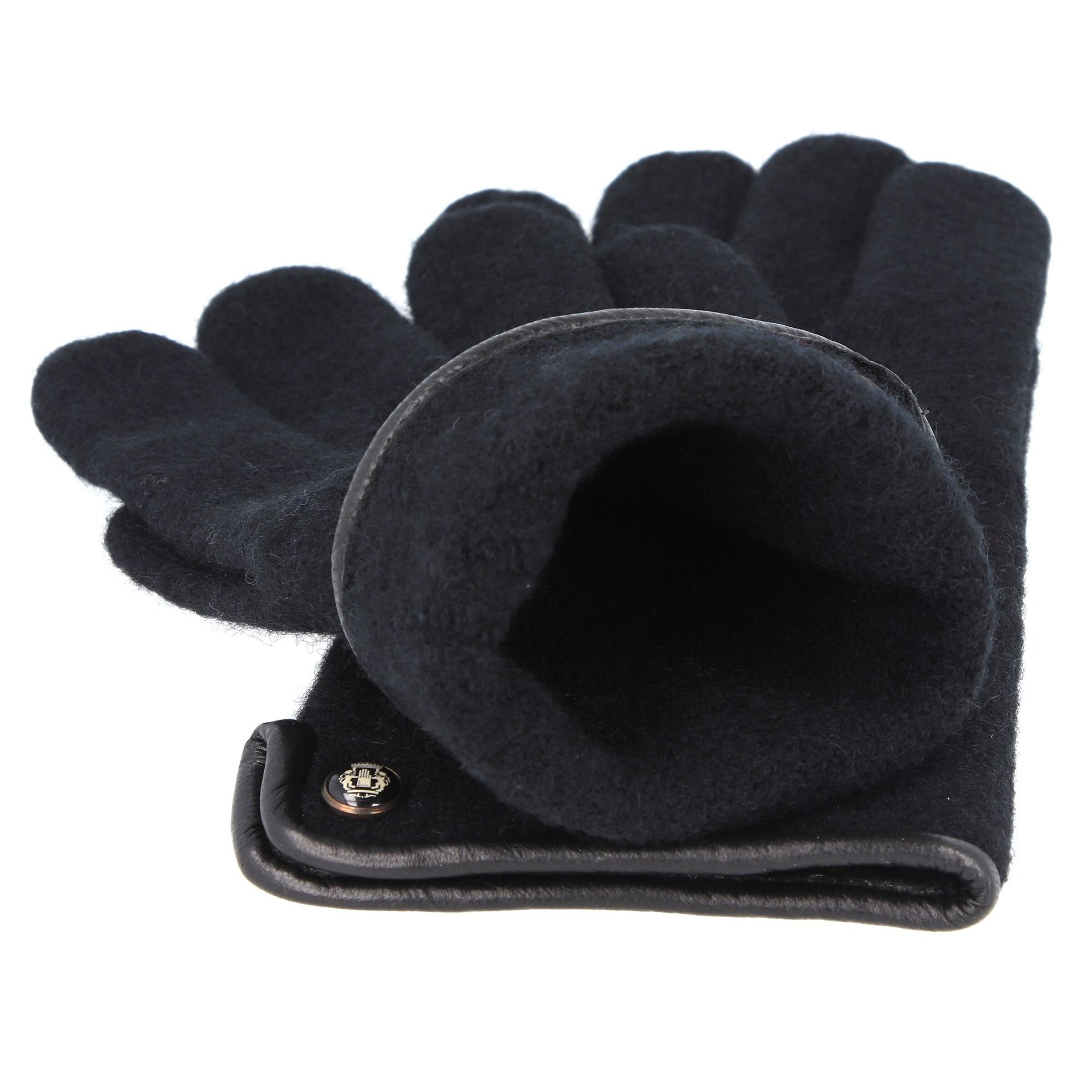 Roeckl Strickhandschuhe 'KLASSISCHER WALKHANDSCHUH' in Schwarz