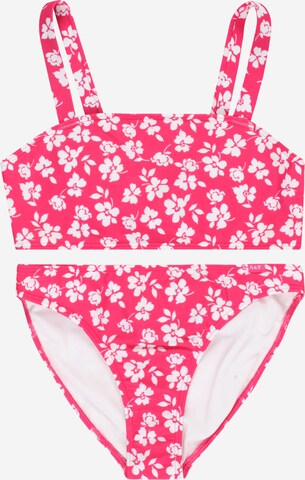 Bandeau Bikini Abercrombie & Fitch en rose : devant