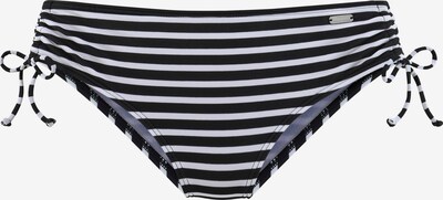 Slip costum de baie VENICE BEACH pe negru / alb, Vizualizare produs