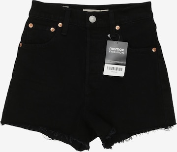 LEVI'S ® Shorts XXXS in Schwarz: Vorderseite
