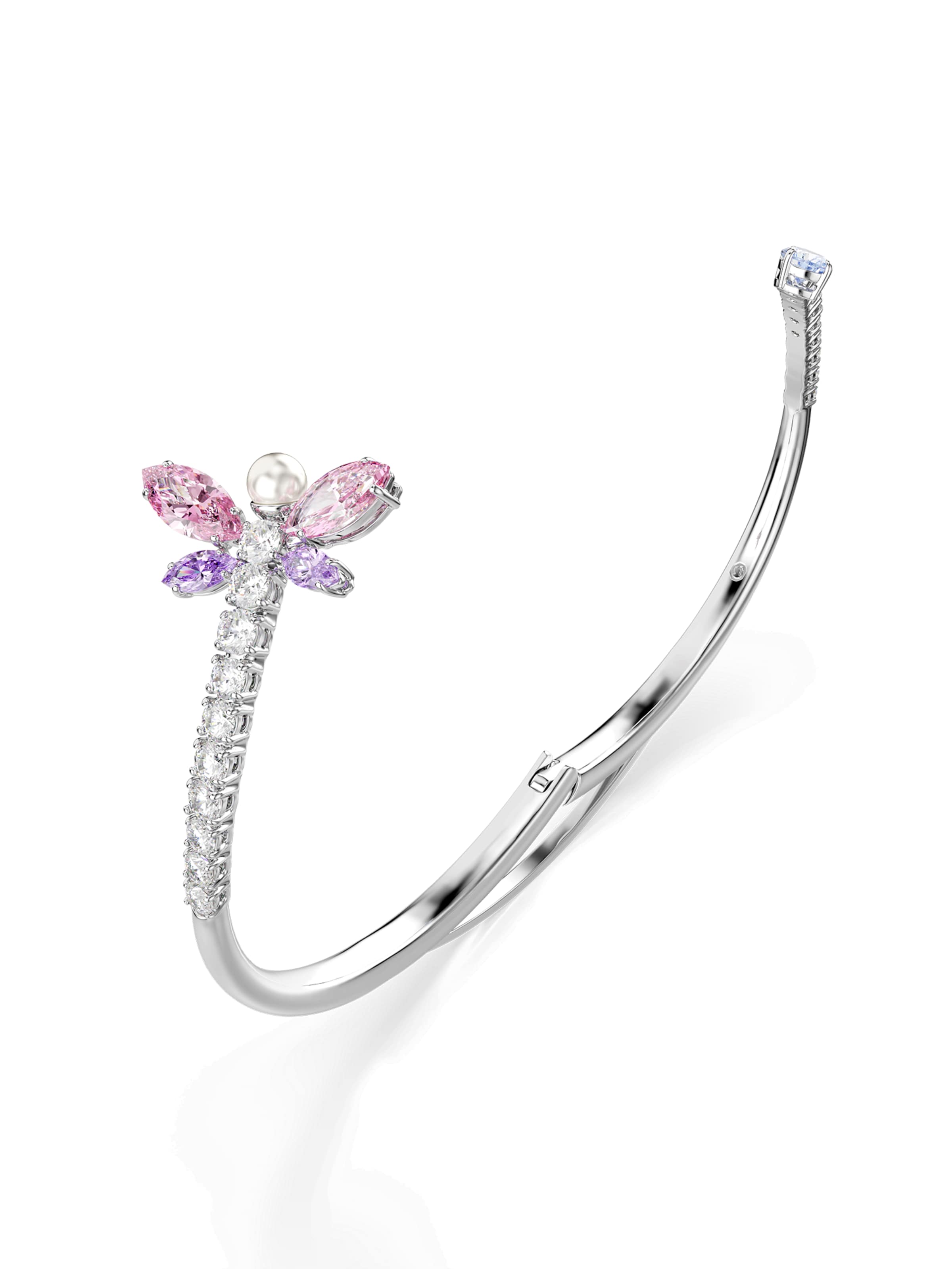 Brățară de la Swarovski pe argintiu