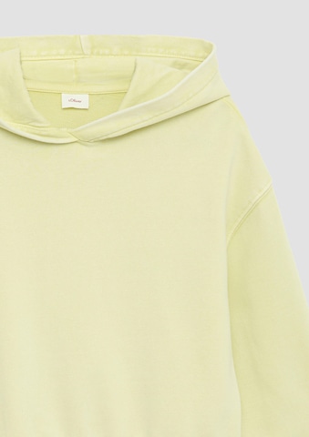 Sweat-shirt s.Oliver en jaune