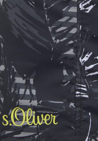 s.Oliver Board Shorts in Black