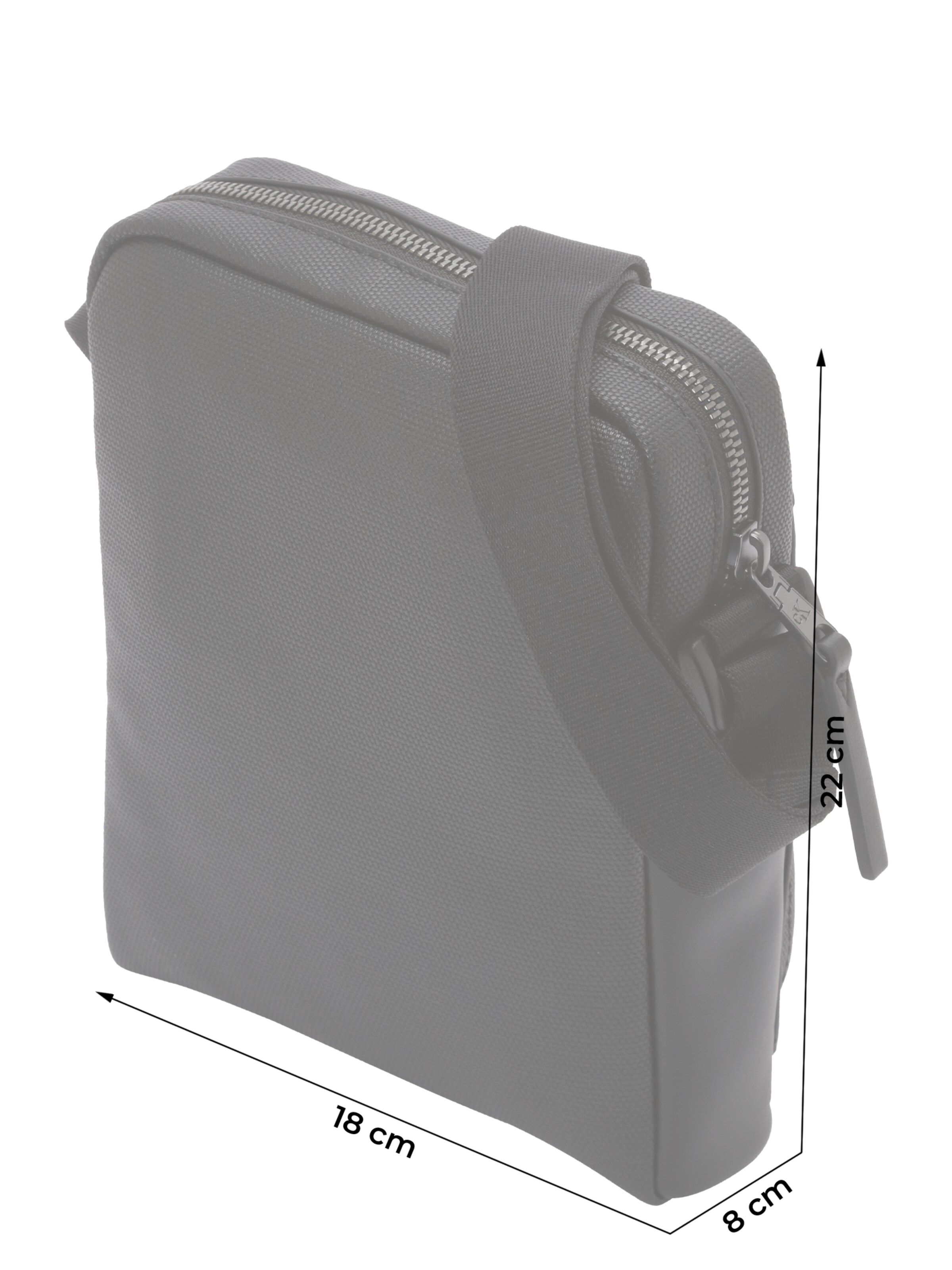 Calvin Klein Jeans Schoudertas in Zwart