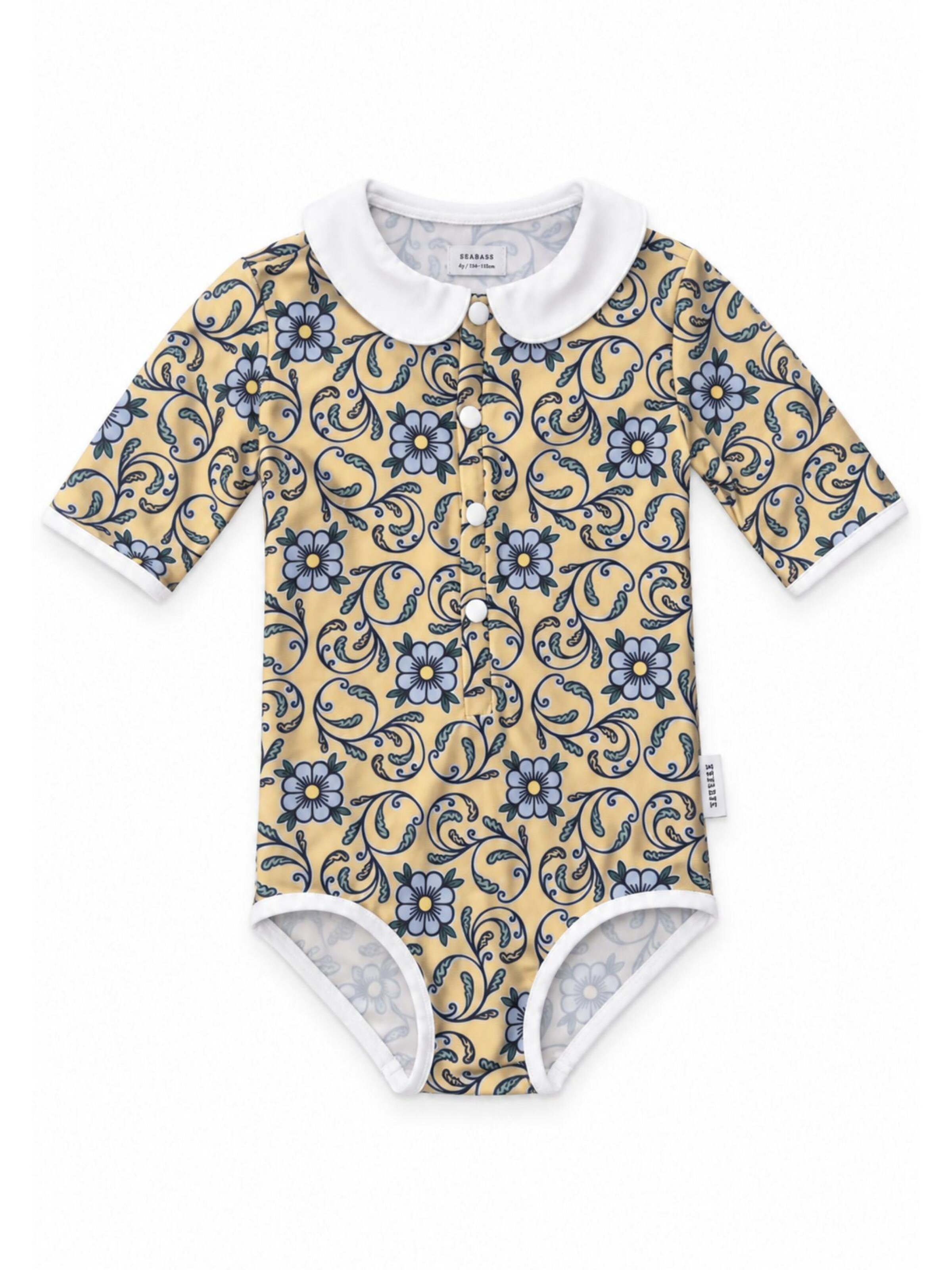 SEABASS Badeanzug 'Girls Swimsuit Coco'‌‌‌‌‌‌‌ in Blau: Vorderseite