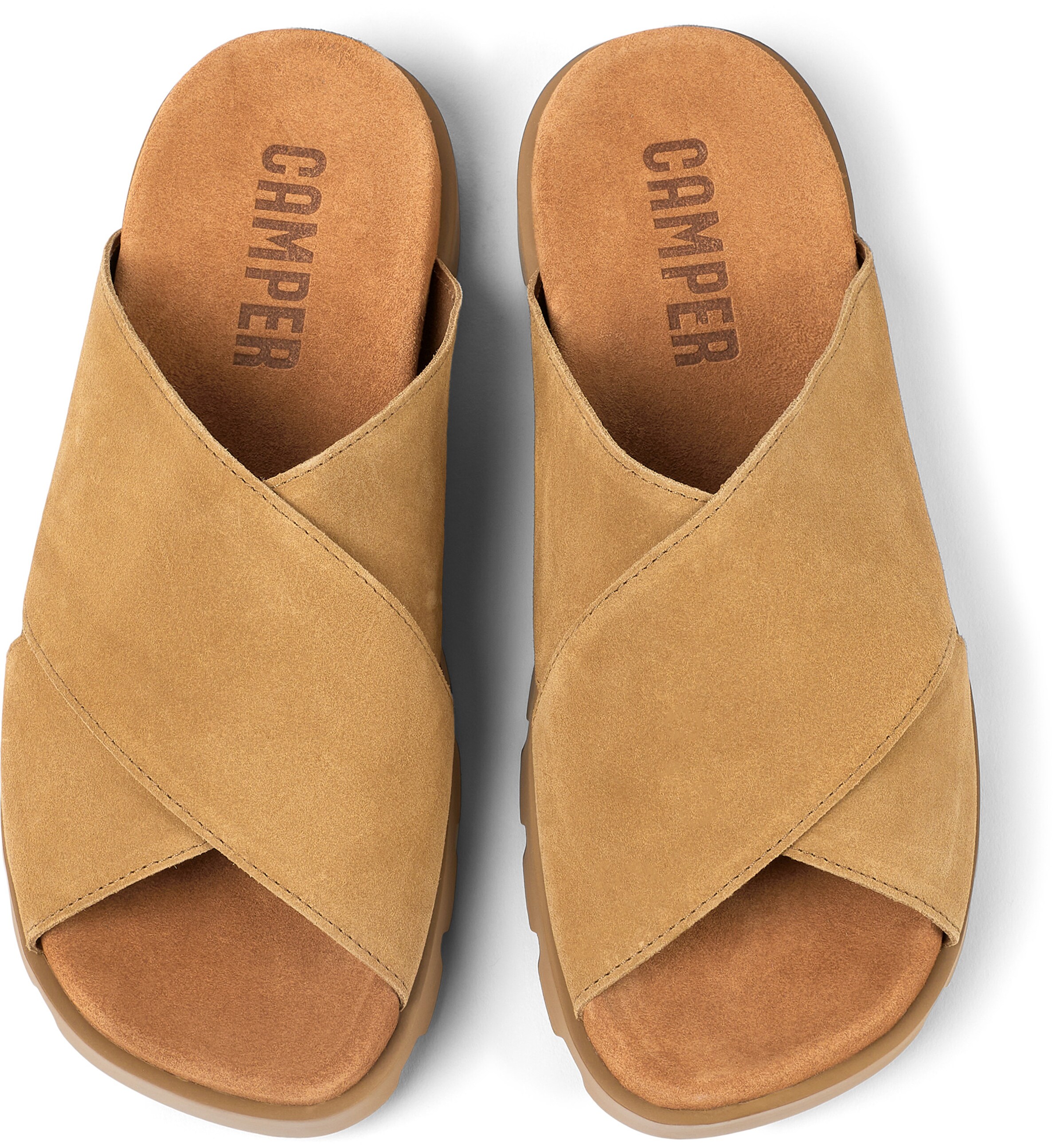 CAMPER Muiltjes 'Brutus' in Bruin