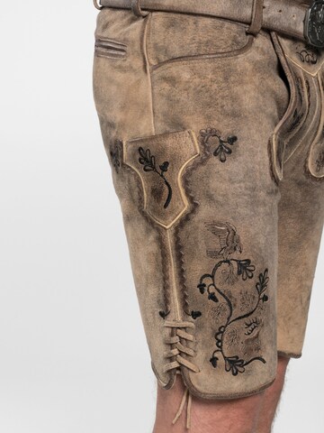 SPIETH & WENSKY Regular Klederdracht broek 'Archibald' in Bruin