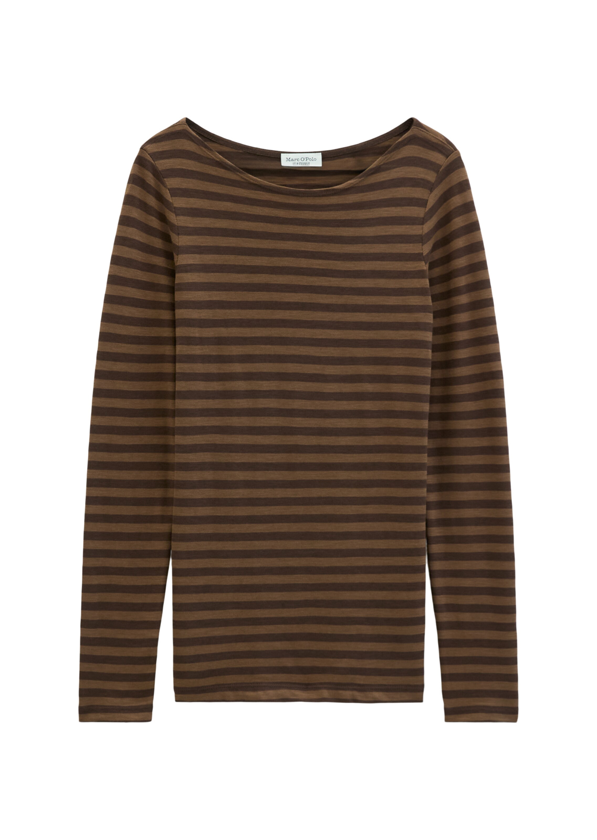 Marc O'Polo Shirt in Braun: Vorderseite