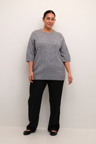 KAFFE CURVE Pullover 'Tenna' in Grau