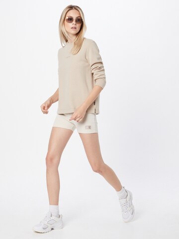 Calvin Klein Jeans Skinny Shorts 'MILANO' in Beige