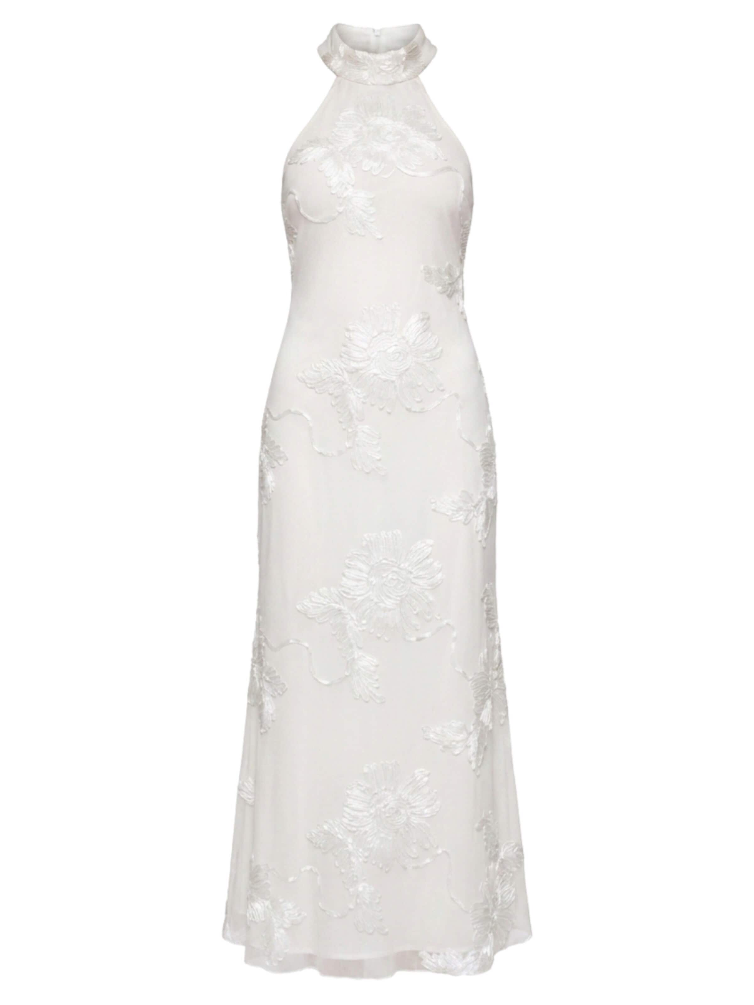 Ombre Evening dress in Beige: front