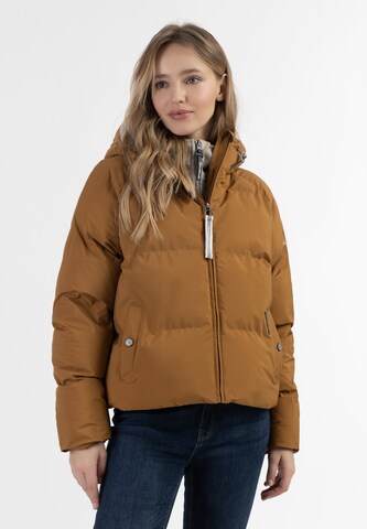 Schmuddelwedda - Chaqueta funcional en marrón: frente