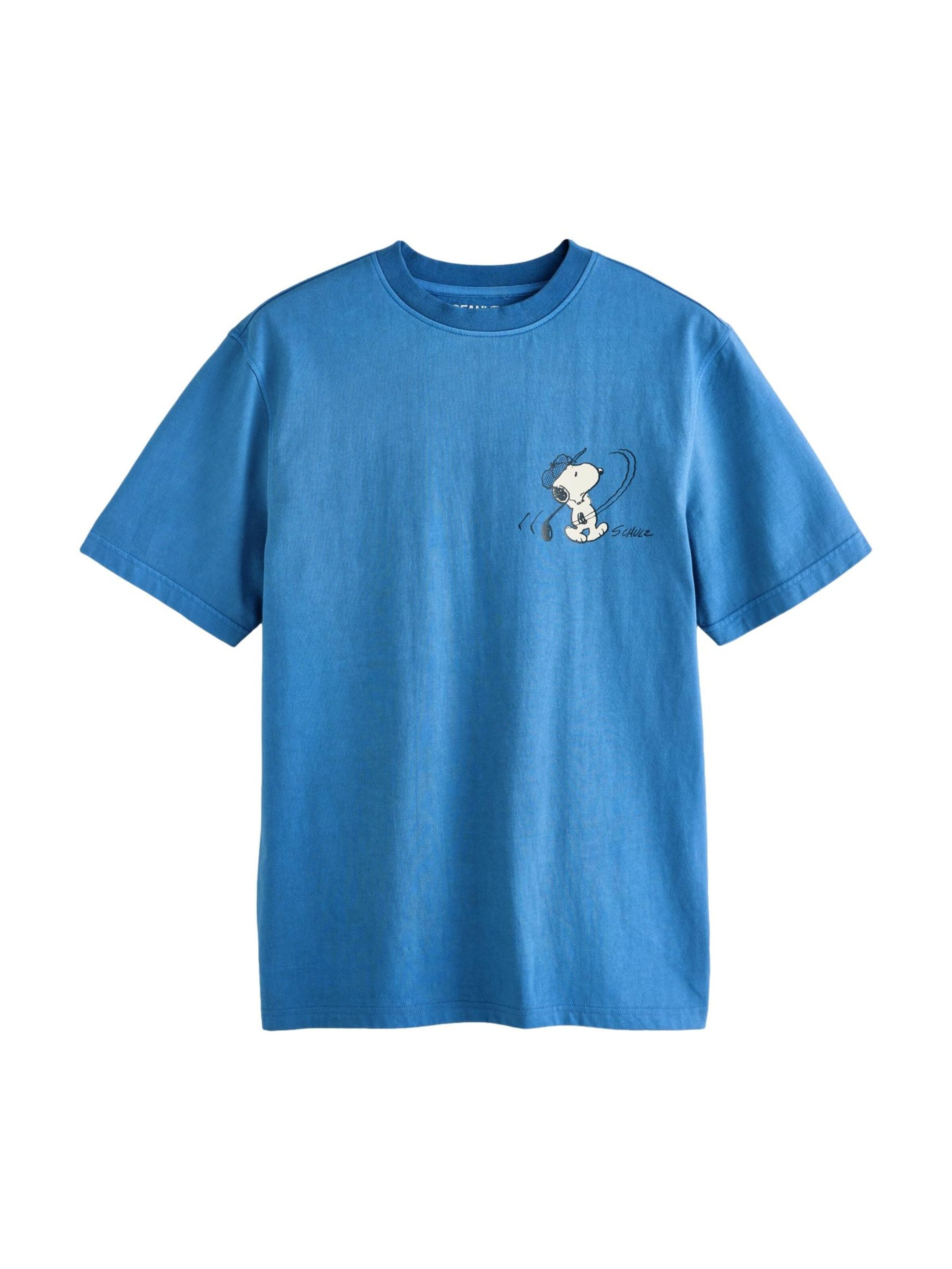 Next T-Shirt in Blau: Vorderseite
