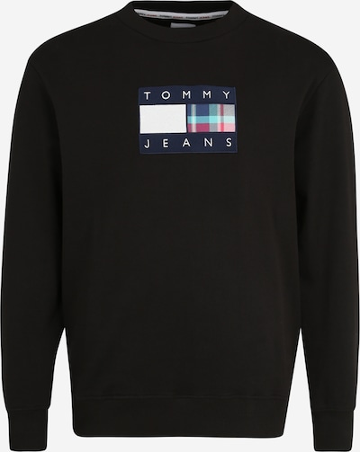Tommy Jeans Plus Sweatshirt i mørkeblå / vinrød / svart / hvit, Produktvisning