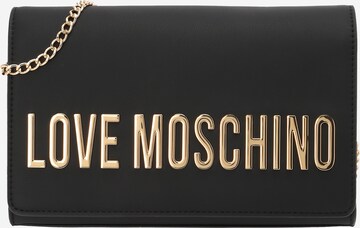 Borsa a tracolla di Love Moschino in nero: frontale