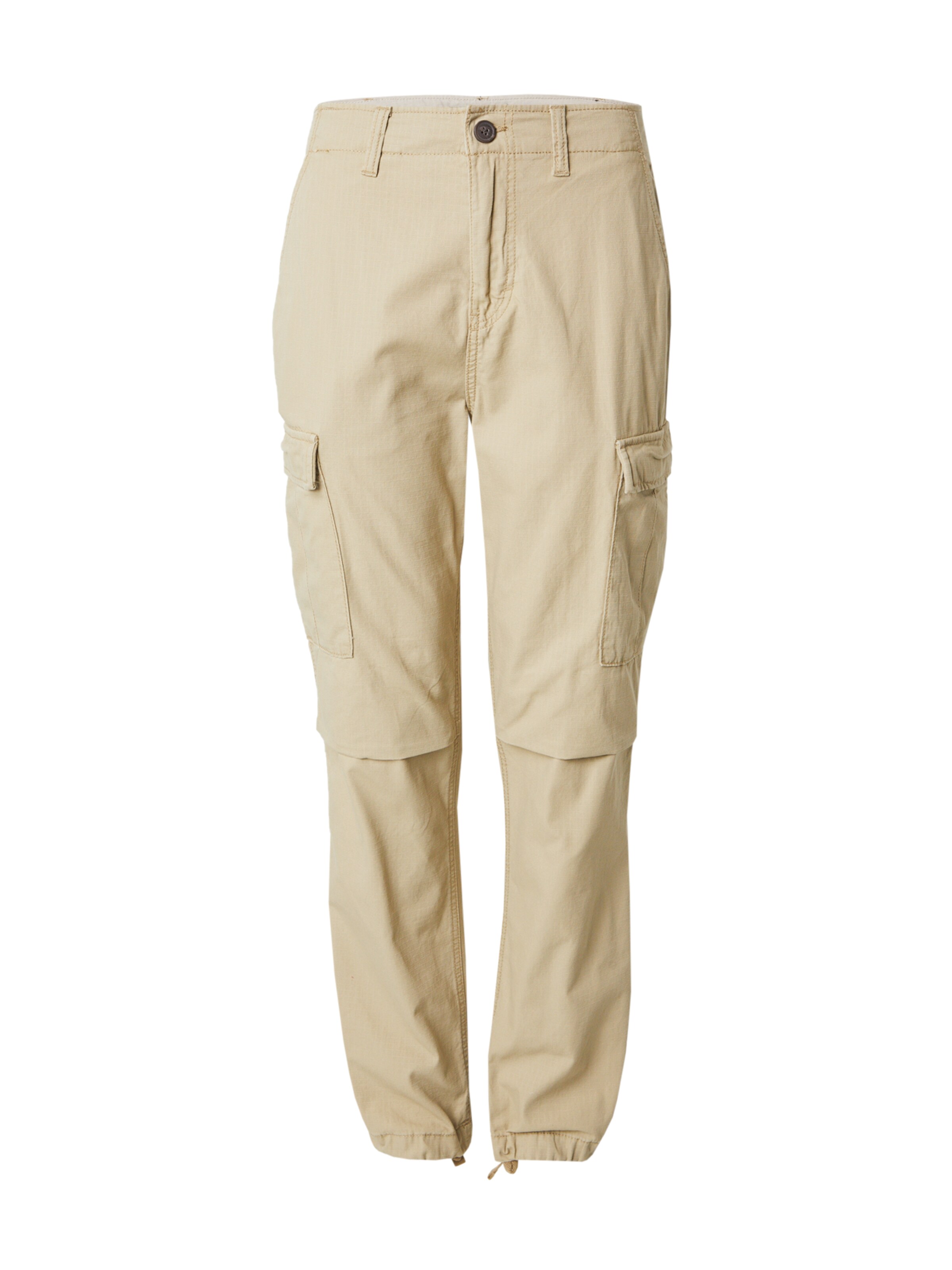 AÉROPOSTALE tavaline Klapptaskutega püksid, värv roheline: eest vaates