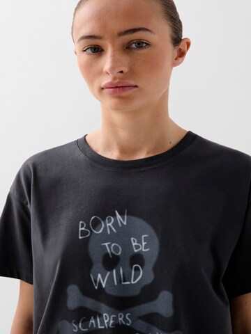 Scalpers Blurry Tee ' ' in Grau