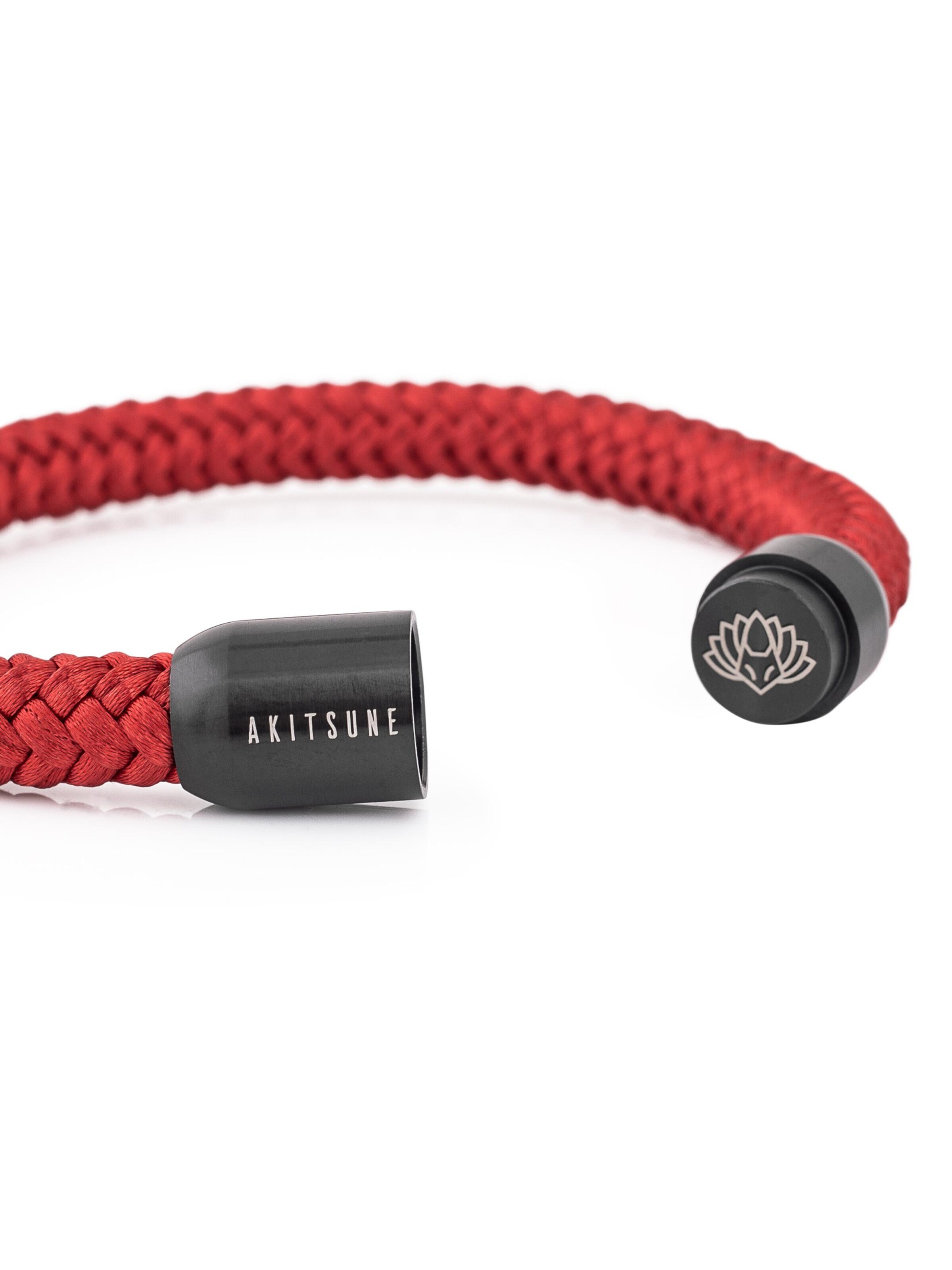 Akitsune Armband 'Portus'‌‌‌‌‌‌ in Rot