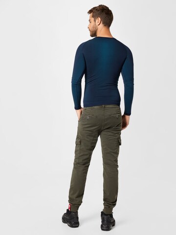 ALPHA INDUSTRIES Tapered Cargobroek 'Spark' in Grijs