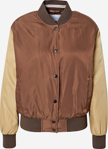 NEON & NYLON Between-Season Jacket in Brown: front