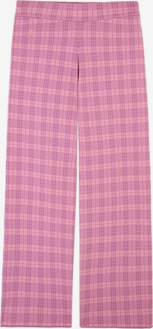 Wide Leg Pantalon Scalpers en rose : devant