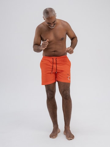 Shorts de bain HACOY en orange