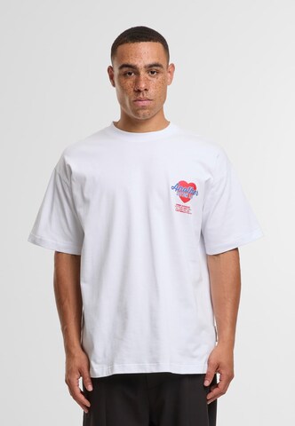 Another Cotton Lab T-Shirt 'Late Delivery' in Weiß