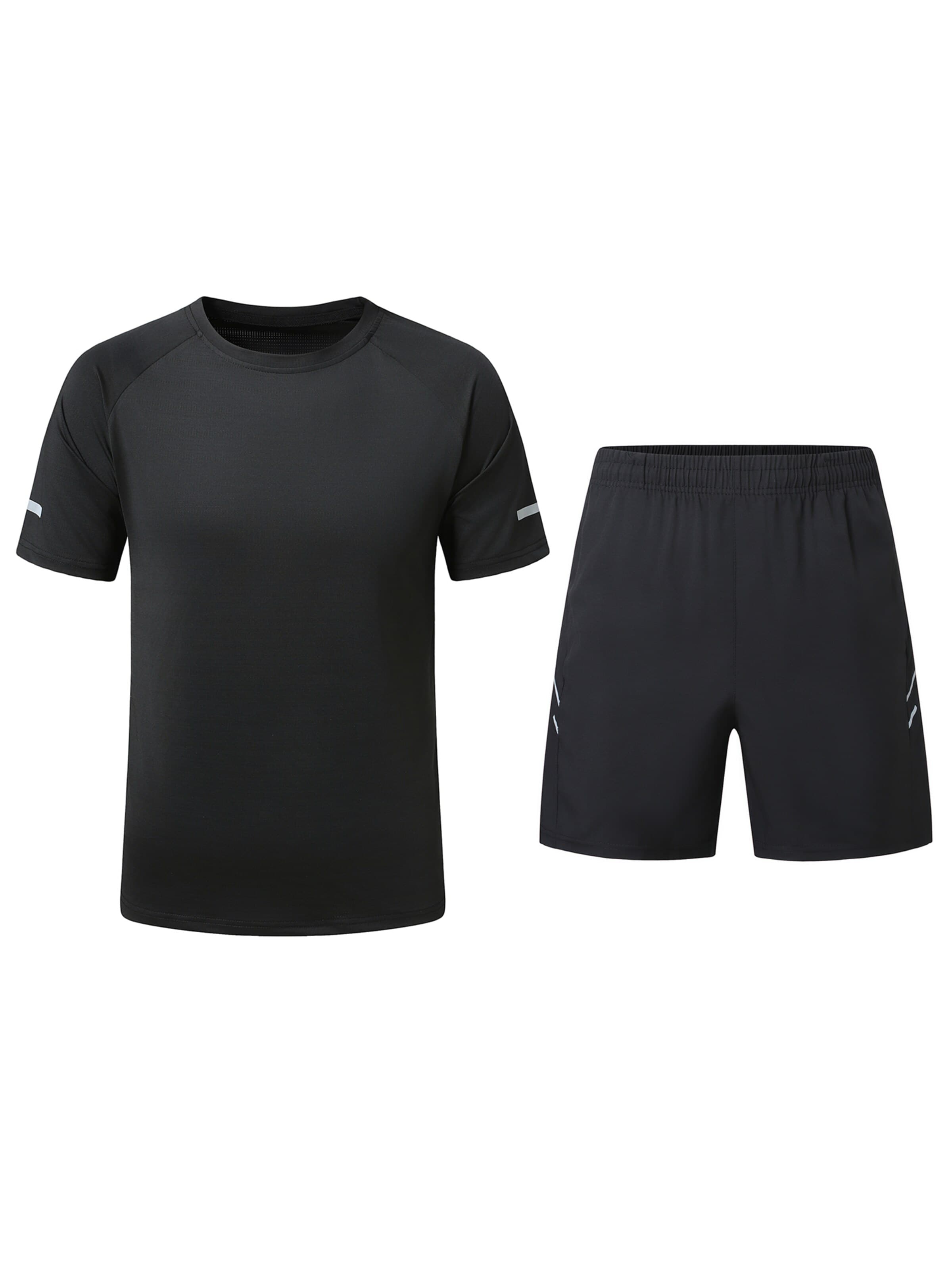 YOUTHUP Sports Suit in Black: front