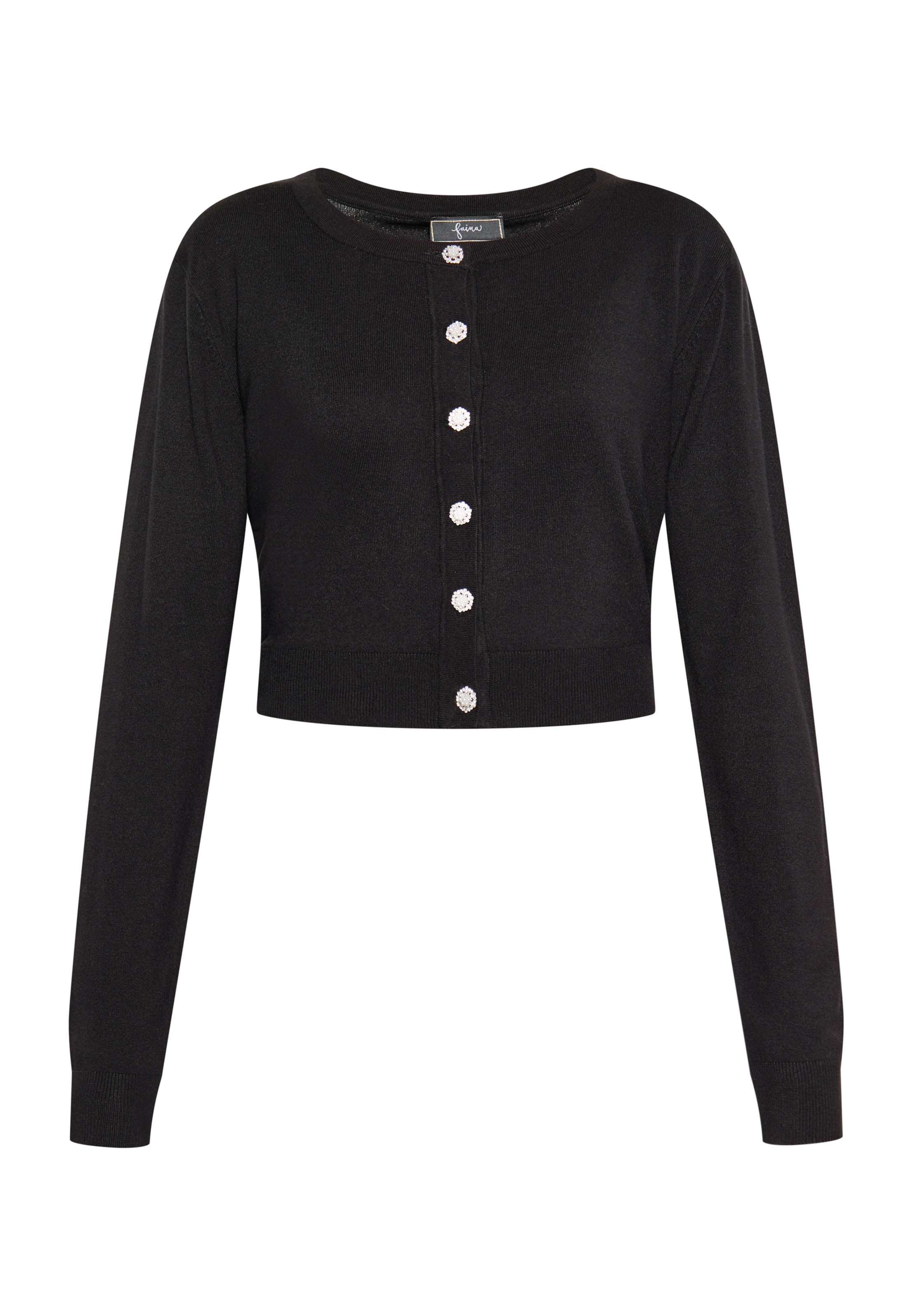 faina Вязаная кофта в Черный: спереди