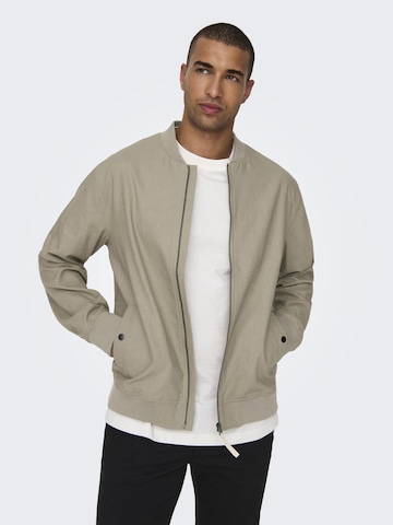 Only & Sons Between-season jacket 'KENT' in Beige