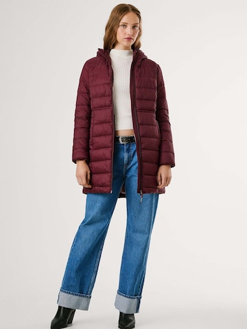 Pepe Jeans Winterjas 'Sally' in Rood