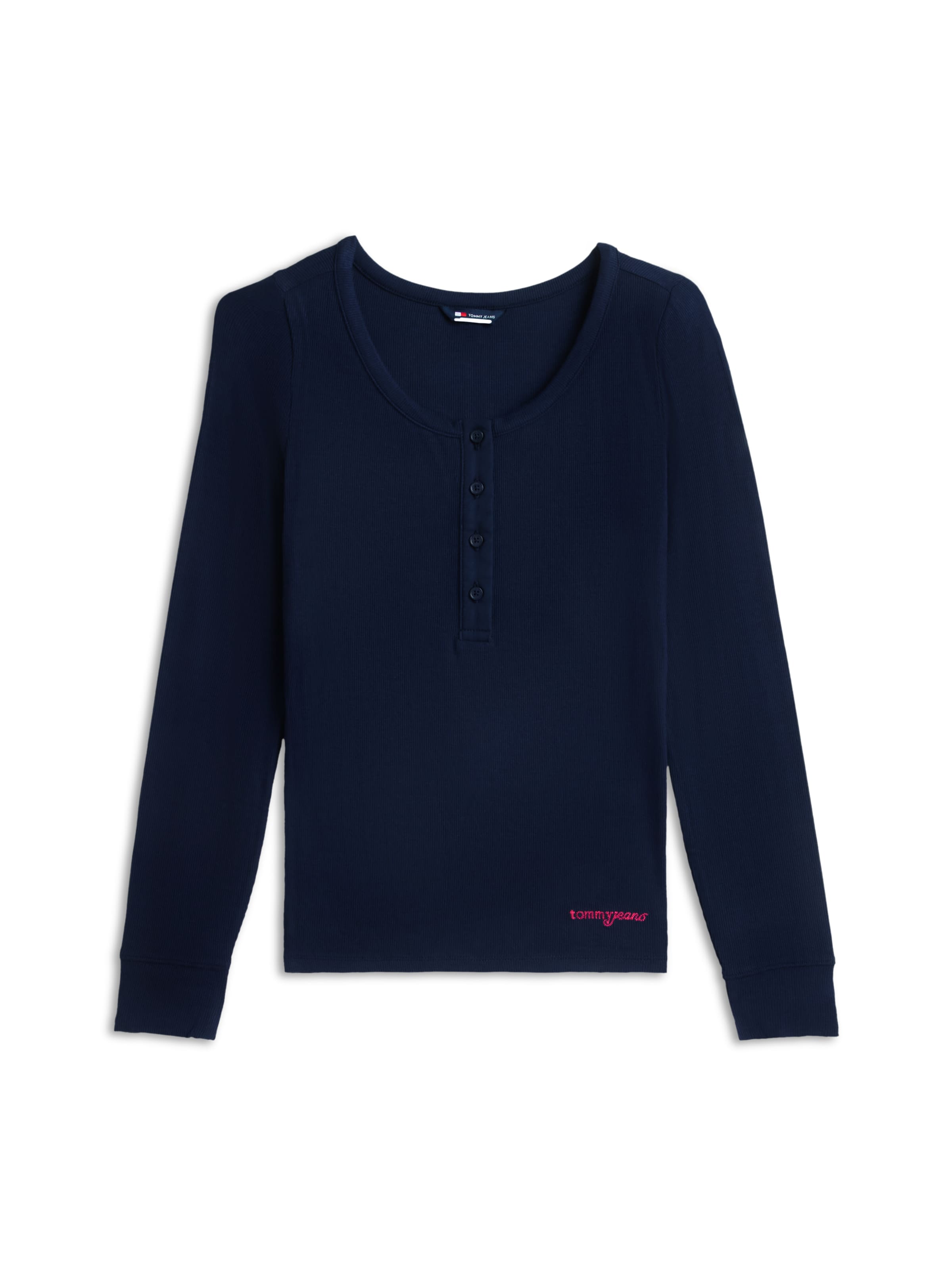 Tommy Jeans Shirt in Blauw: voorkant