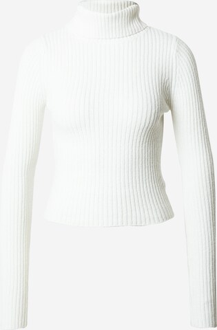 HOLLISTER Sweater in White: front