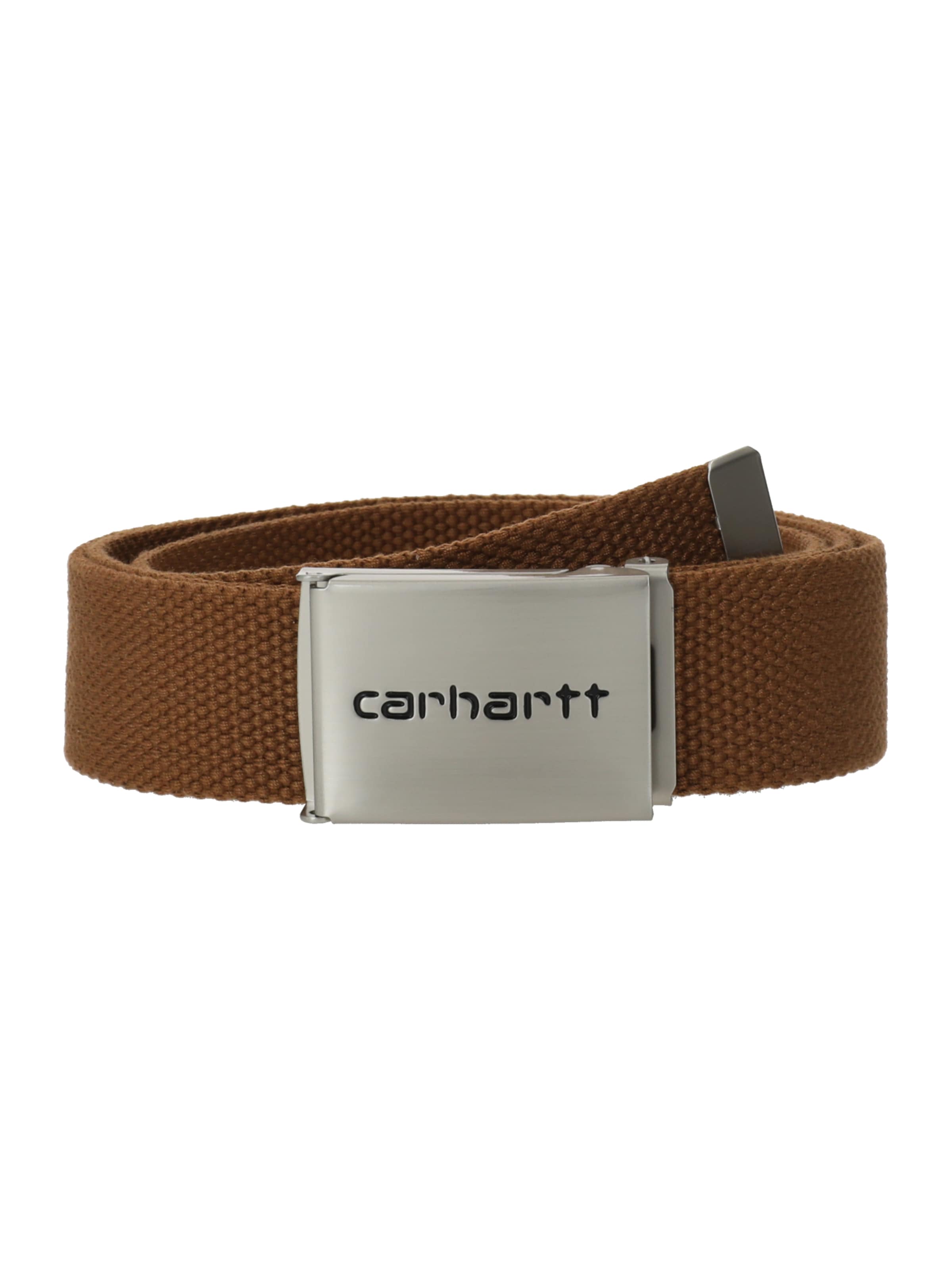Carhartt WIP Riem in Bruin: voorkant
