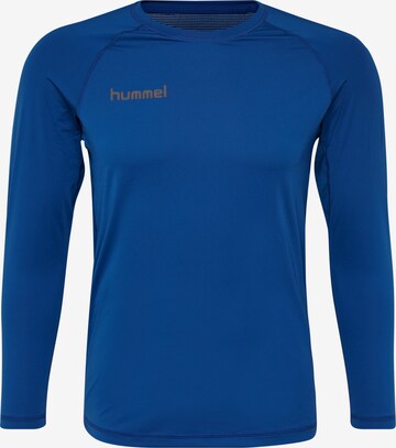 Hummel - Camiseta térmica en azul: frente